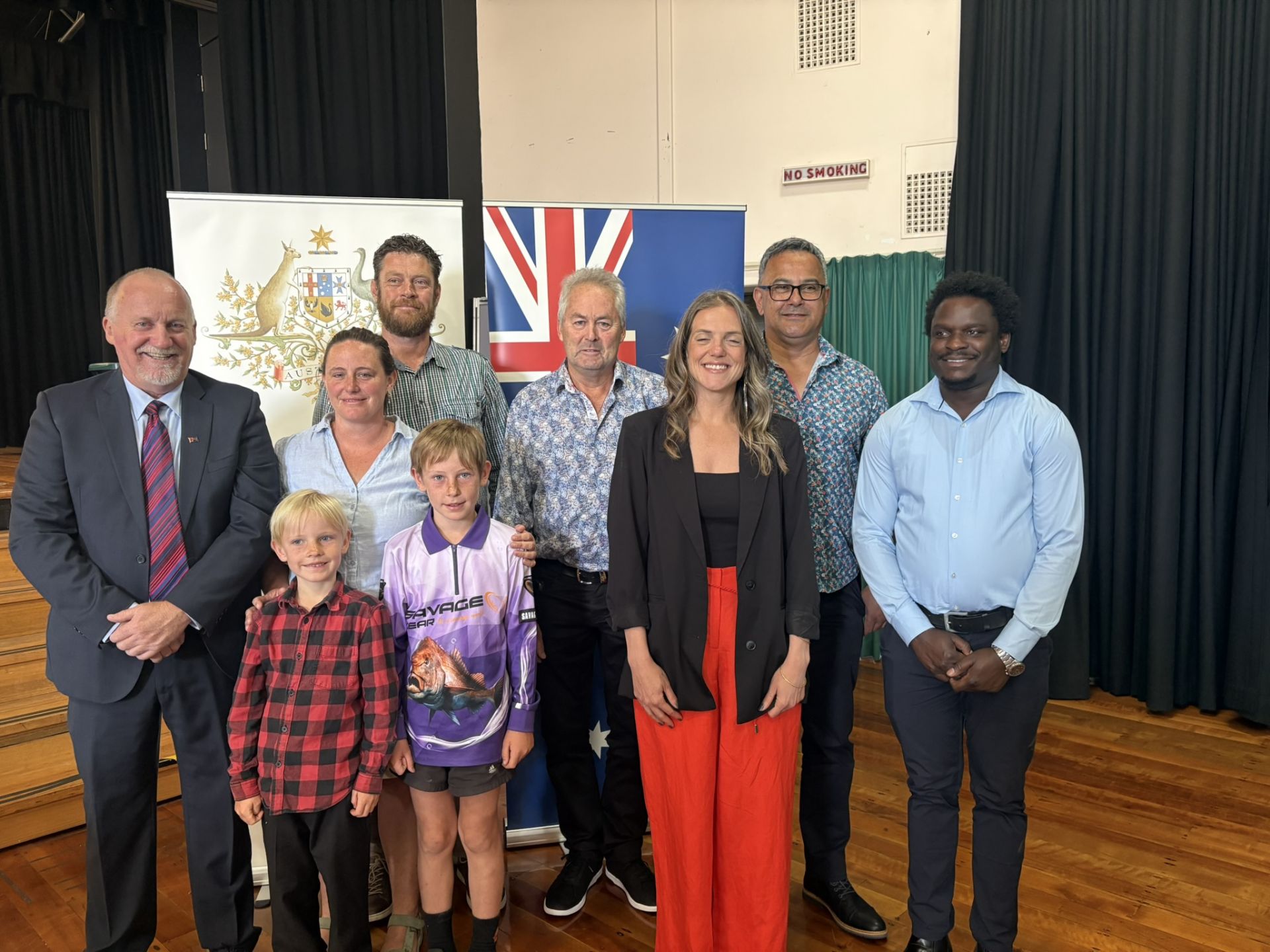 A photo of the inductee citizens from January 2026